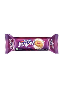 Treat Jim Jam Flavored Sandwich Biscuits 100grams