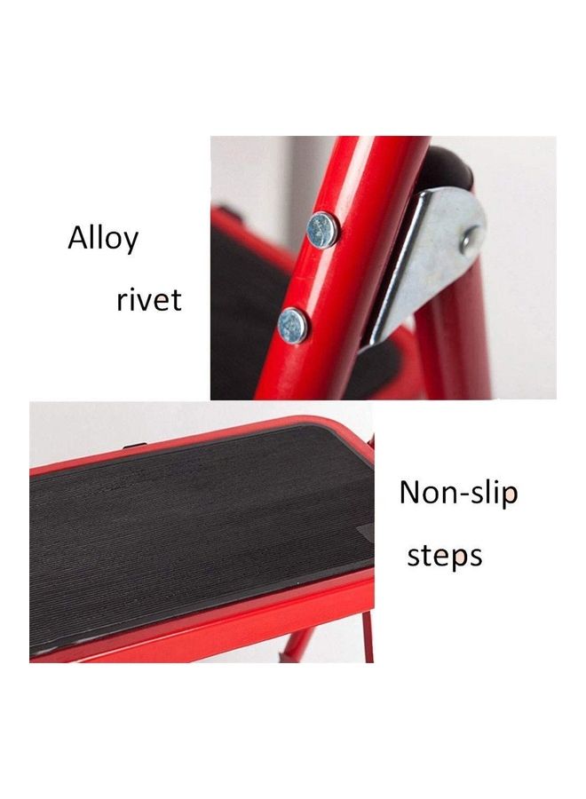 6 Step Ladder With Tool Platform Red/Black 70 x 43 x 195cm