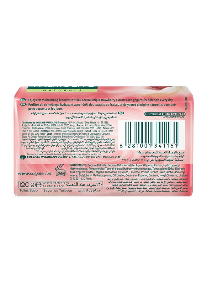 Naturals Bar Soap With Strawberry And Yoghurt 120grams - v1629623683/N12277116A_2