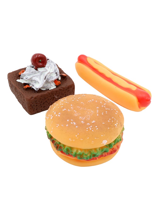 لعبة طعام سريع للحيوانات الأليفة متعدد الألوان 133جرام - Image 1