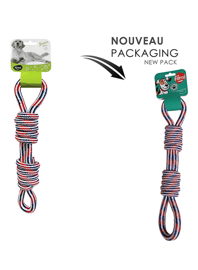 Pet Rope Toy French Double Nods Multicolor - Image 5