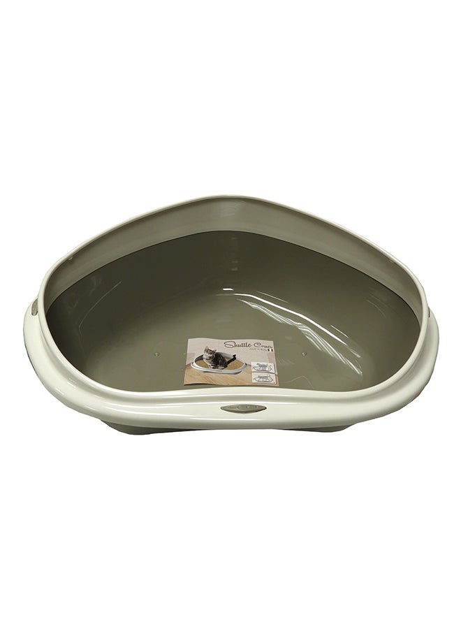Generic Pet Litter Tray With Rim Multicolour 58x48x20.5cm 
