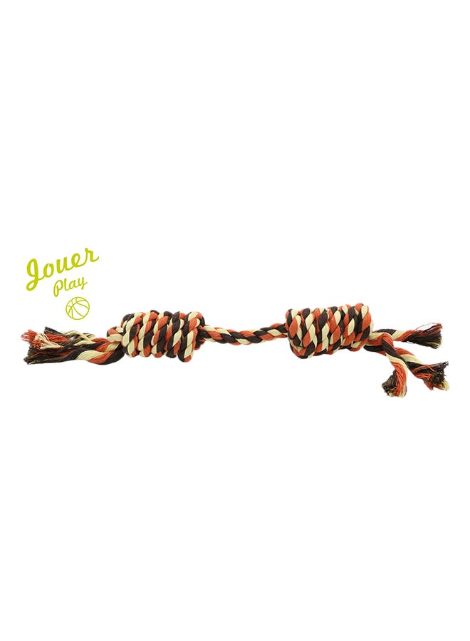 Pet Double Nods Rope Toy Multicolour 40cm - Image 2