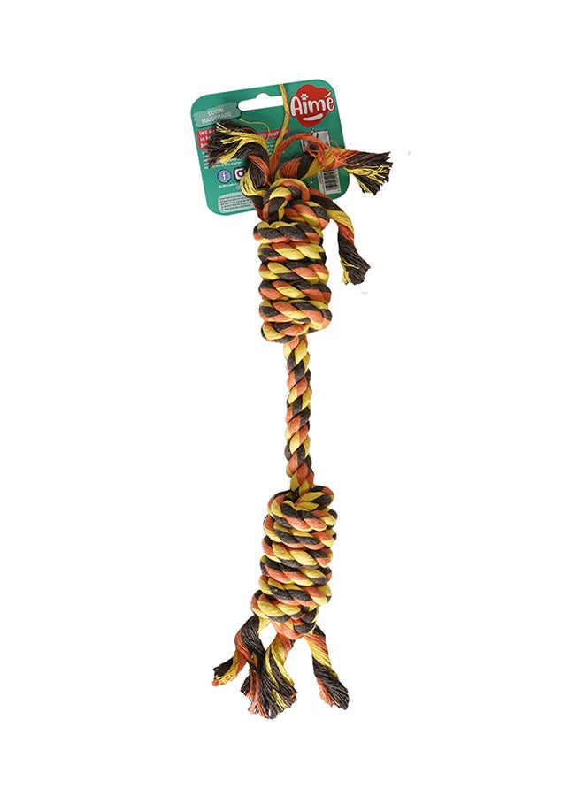 Pet Double Nods Rope Toy Multicolour 40cm - Image 3