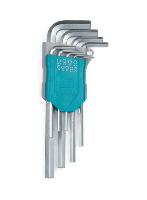 Tools 9Pcs Hex Key Silver