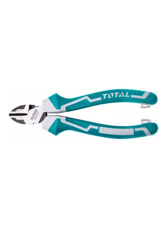 TOTAL Tools High Leverage Diagonal Cutting Pliers Saving 30% Strength Than Normal Pliers Green - Image 1