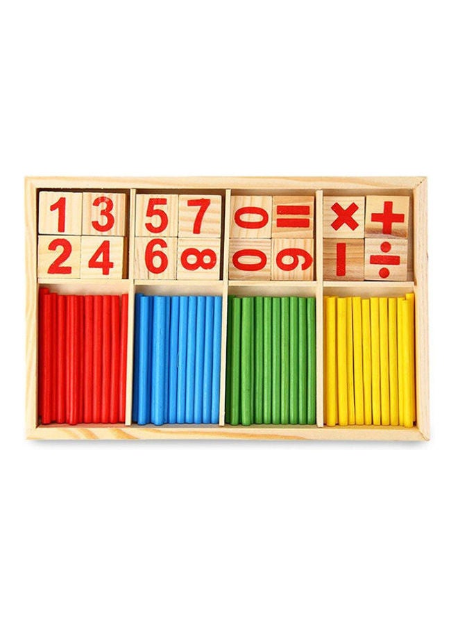 Montessori Mathematical Intelligence Stick Preschool Educational Toys 23x2.4x16cm - Image 1