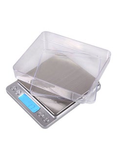 Generic Mini Precision Digital Gram Jewelry Scale 2000G X 0.1G Lcd Display Silver 13x3x16cm  - Image 3