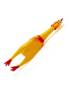 Dog Toys Rooster Crows for Puppy Dog and Cat Pet Squeak Toys Screaming Rubber Chicken 30x6x11cm