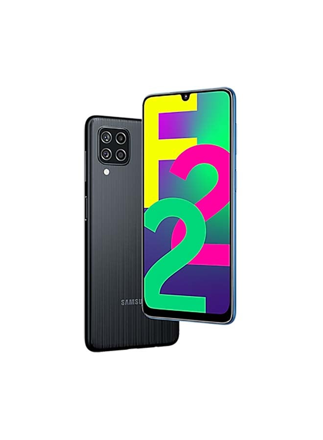 Samsung - Galaxy F22 Dual Sim Denim Black 4GB RAM 64GB 4G LTE (International Version) - Image 1