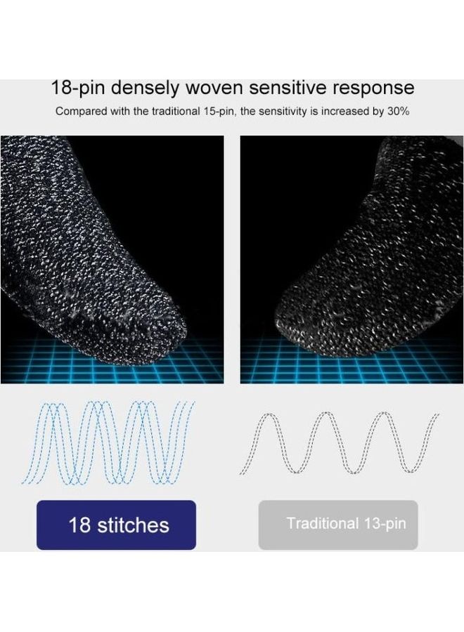 BGM 10-Piece Non-slip Sweat-proof Mobile Phone Game Touch Screen Finger Cover - Image 3