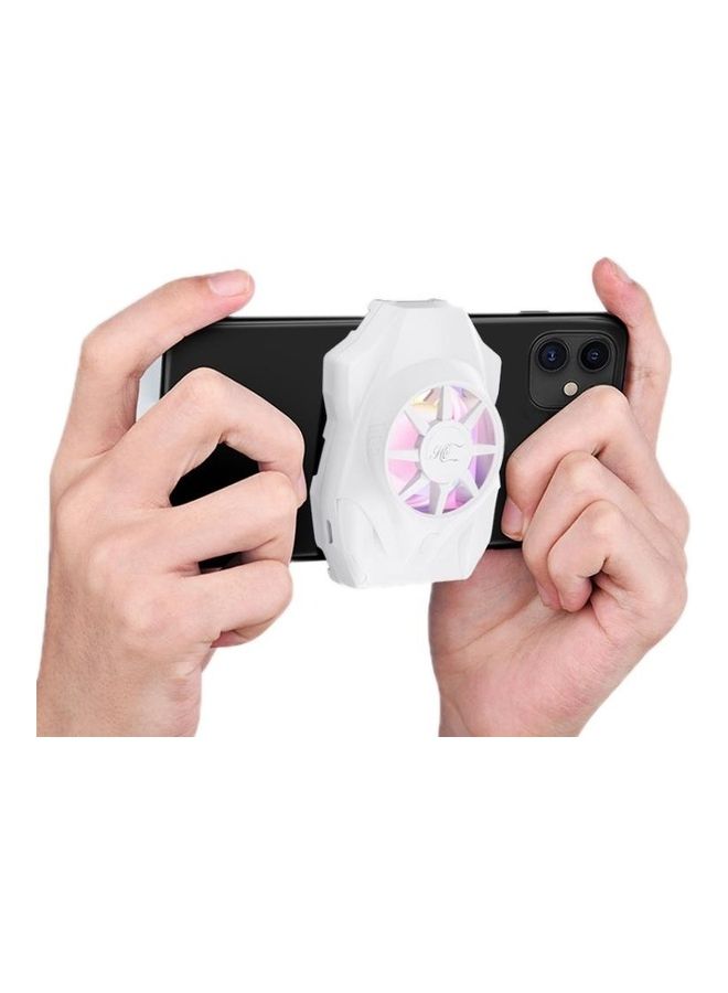 BGM All-in-one Fan Mobile Phone Radiator with Colorful Lights  - Image 1
