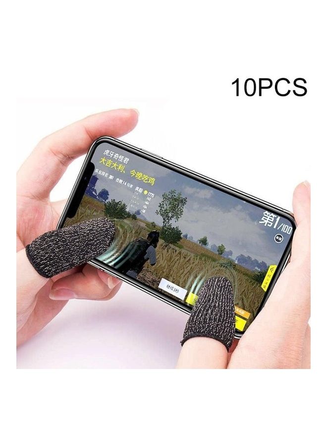BGM 10-Piece Sweat-proof Mobile Phone Game Touch Screen Finger Cover for Thumb  - Image 1