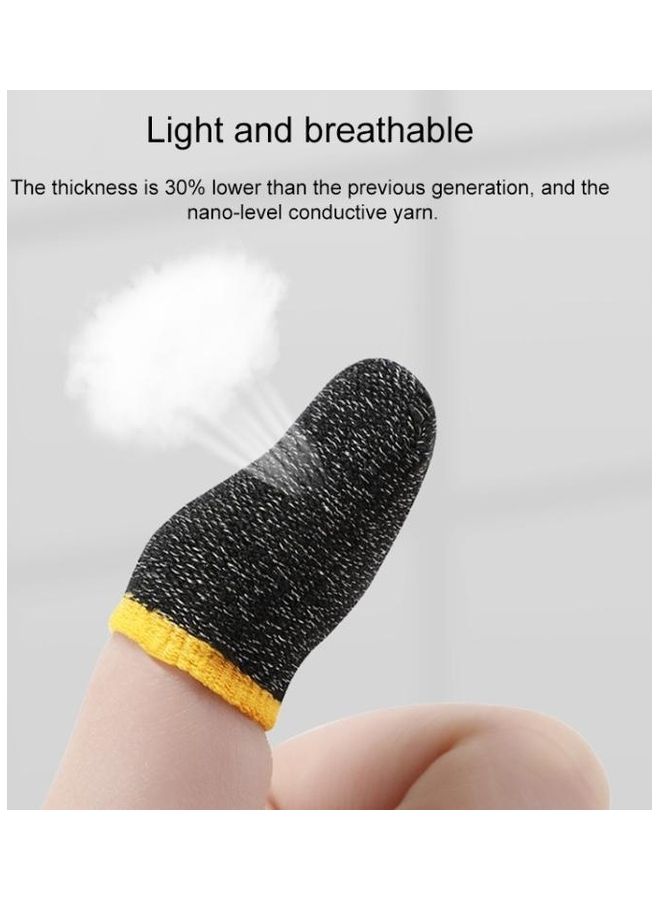 بي جي إم مجموعة أغطية أصابع للألعاب الألكترونية التي تحتاج إلى النقر المتواصل على الشاشة مضادة للتعرق ومانعة للانزلاق مكونة من 10 قطع - Image 3