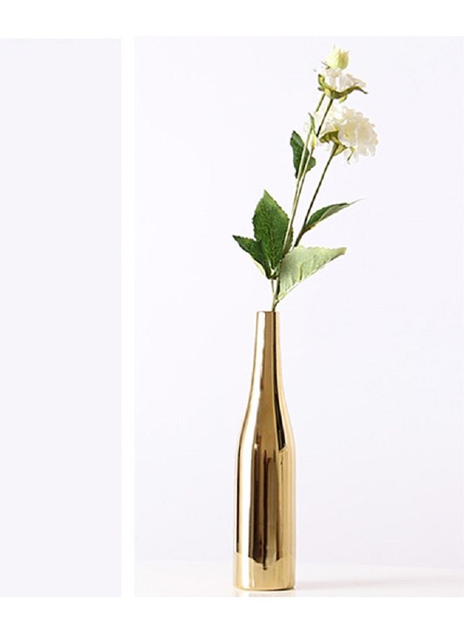 Sharpdo - Nordic Style Ceramic Golden Vase Gold 34*9*8cm - Image 1