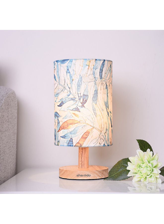 Sharpdo - Wooden Base Autumn Maple LED Table Lamp Multicolour 27x14x14cm - Image 1