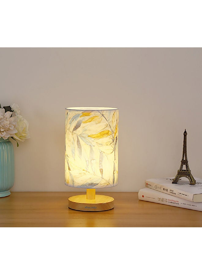 Sharpdo - Wooden Base Autumn Maple LED Table Lamp Multicolour 27x14x14cm - Image 1