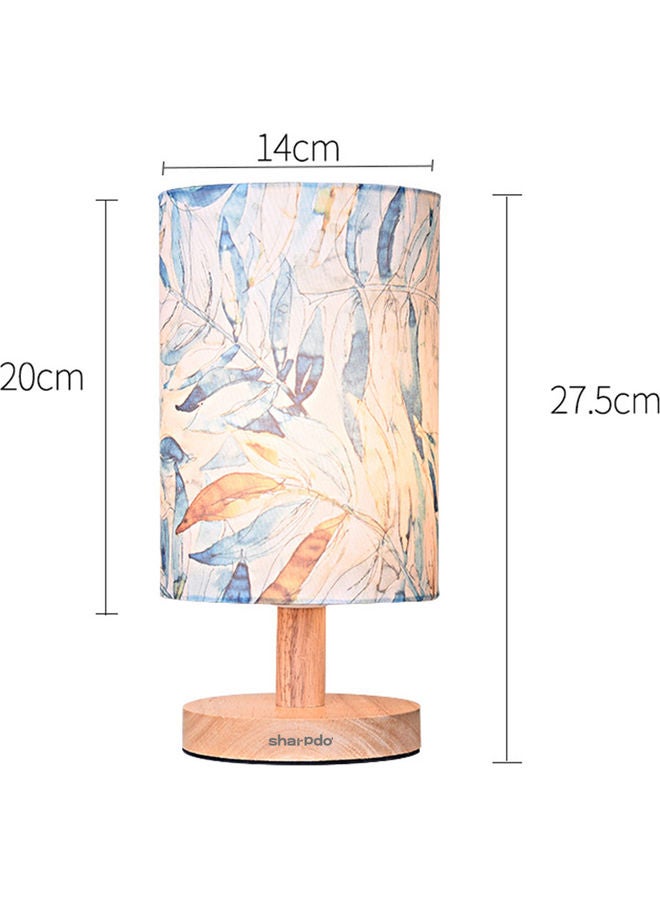 Sharpdo - Wooden Base Autumn Maple LED Table Lamp Multicolour 27x14x14cm - Image 1