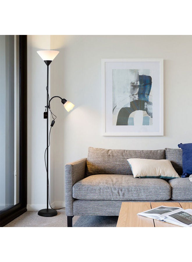 Sharpdo Simple Design Double-Headed Floor Lamp black 170x23x23cm - Image 2