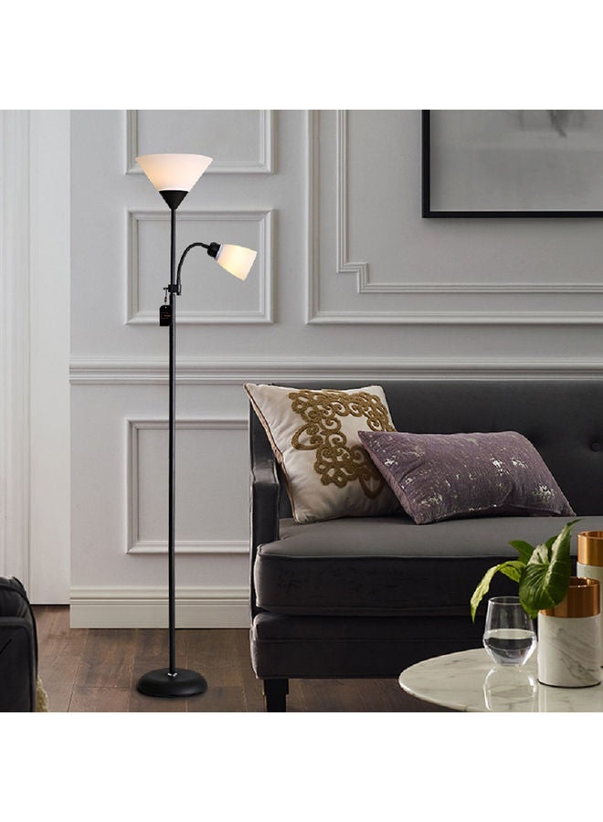 Sharpdo Simple Design Double-Headed Floor Lamp black 170x23x23cm - Image 3