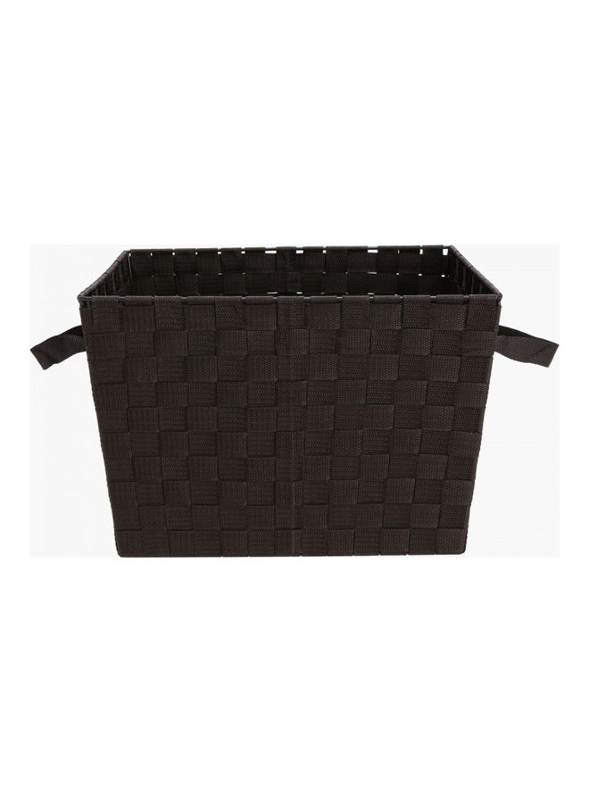 Storage Tote Black 38.1 x 33 x 25.5cm 