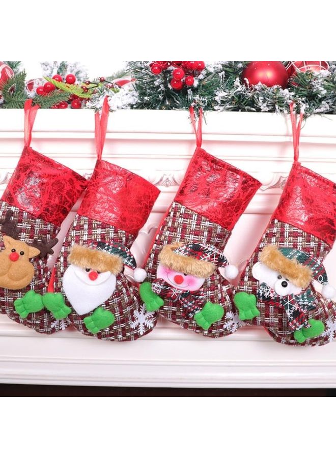 BGM 5-Piece Decoration Small Stocking Gift Bag Multicolour - Image 5