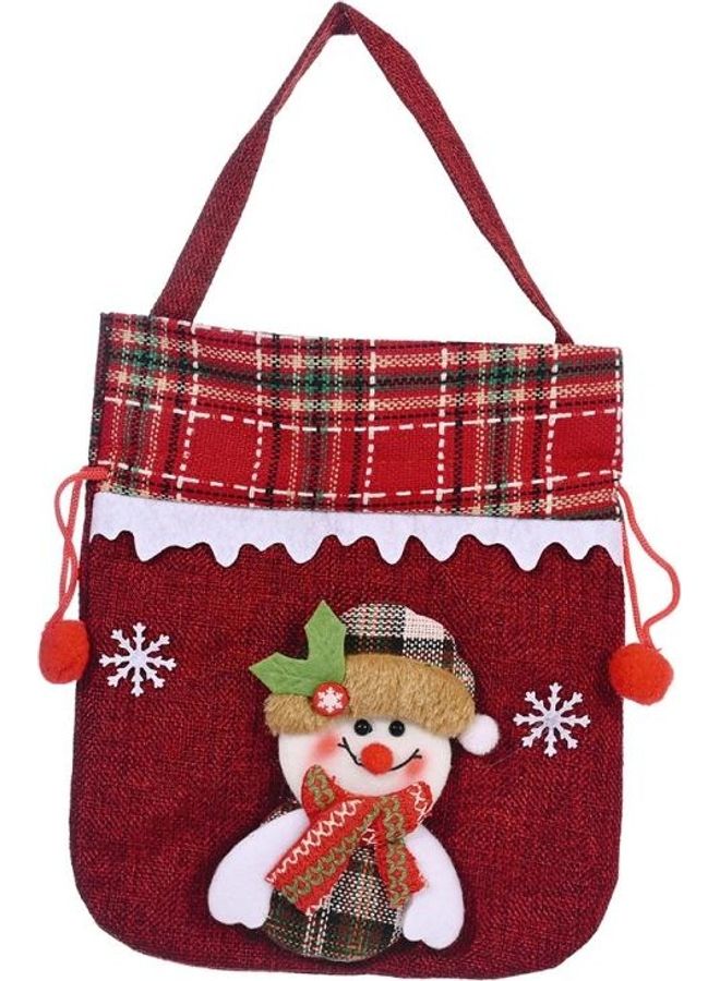 BGM 5-Piece Linen Striped Decoration Supplies Portable Candy Bag Multicolour - Image 2