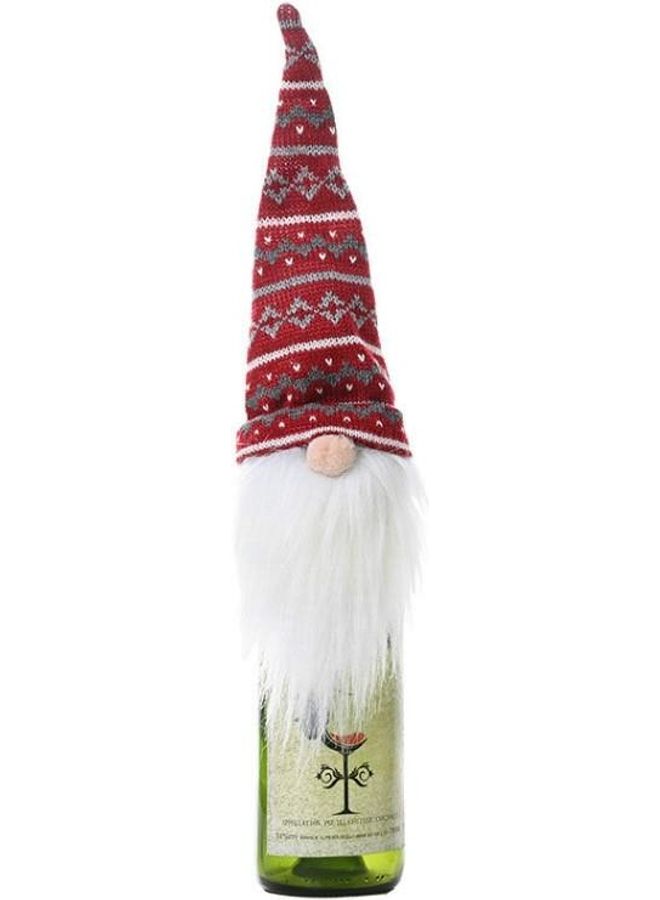 بي جي إم طقم  قبعات محبوكة للزينة بتصميم رجل عجوز من 6 قطع متعدد الألوان - Image 2