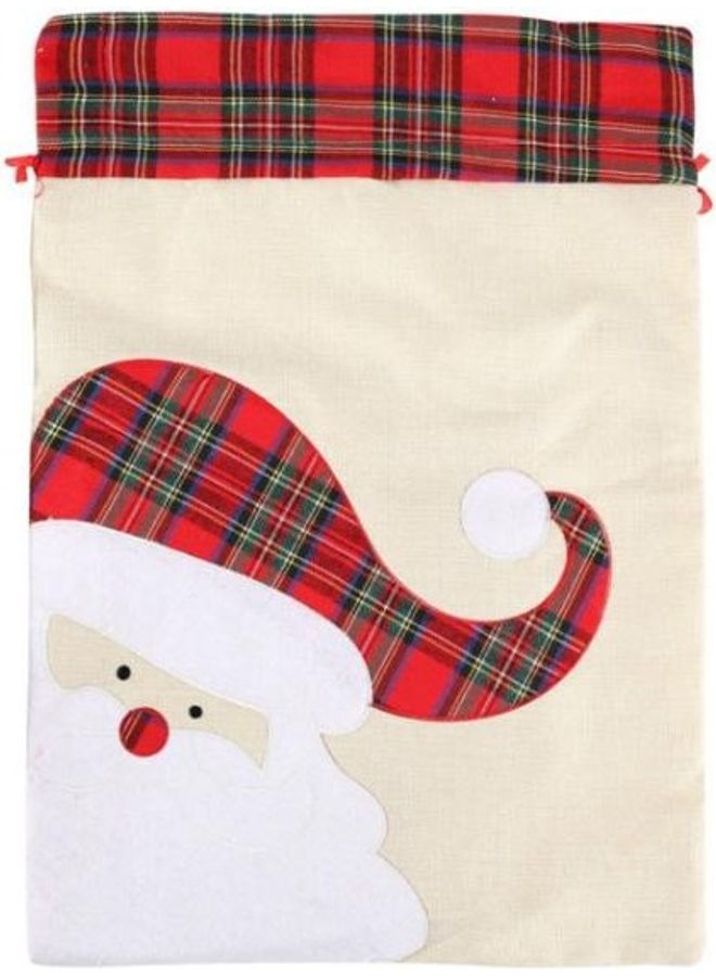 BGM 2-Piece Linen Tote Drawstring Pocket Decoration Bag Multicolour  - Image 2