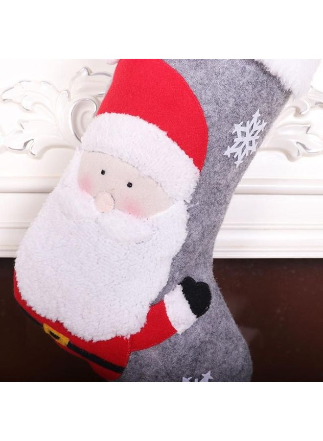 BGM Decorations Large Felt Stocking Gift Bag Pendant Multicolour - Image 4