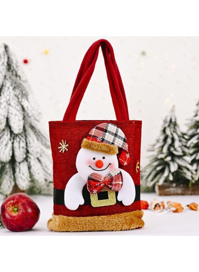 BGM 4-Piece Decoration Linen Fluffy Tote Gift Candy Bag Multicolour - Image 1
