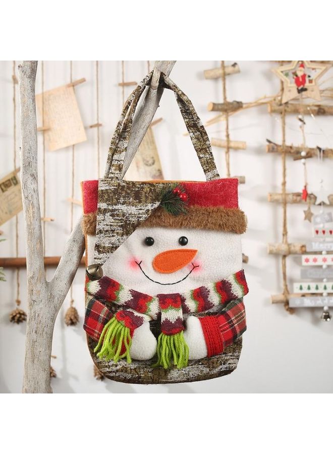 بي جي إم حقيبة هدايا للزينة بتصميم لحاء الشجر متعدد الألوان - Image 1