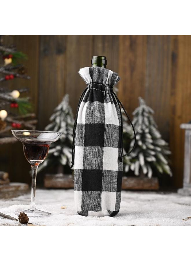 بي جي إم مجموعة من 5 أغطية لزجاجات الزينة بتصميم شبكي متعدد الألوان - Image 1