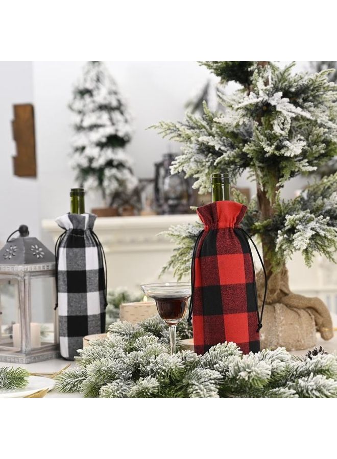 بي جي إم مجموعة من 5 أغطية لزجاجات الزينة بتصميم شبكي متعدد الألوان - Image 5