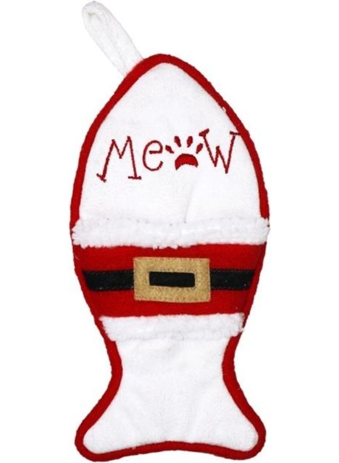 2-Piece Multi-function Fish Shape Sock Knife Fork Sleeve Tree Pendant Decoration Bag Multicolour