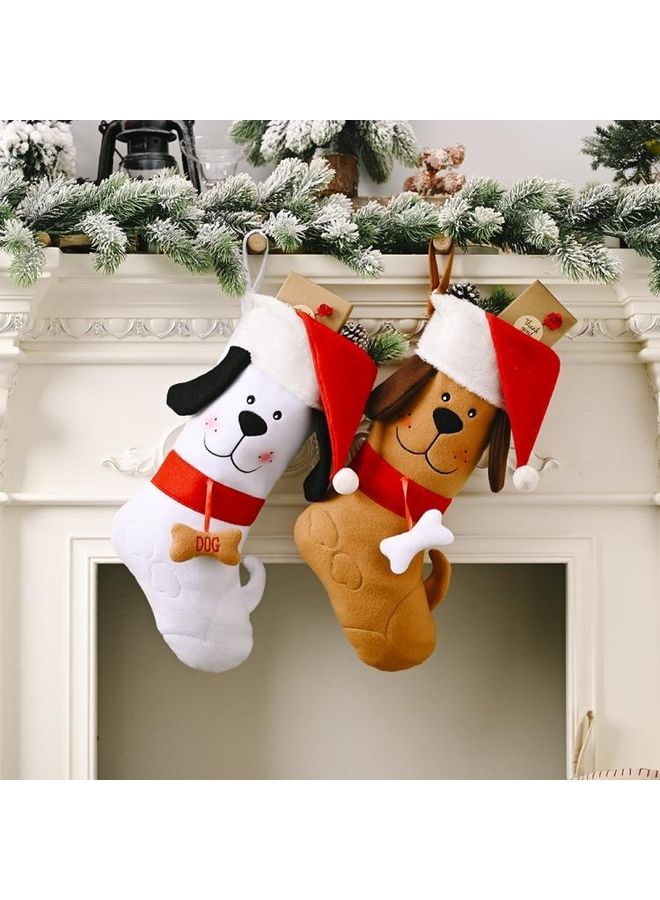 BGM Decorations Dog Bone Pet Socks Gift Bag Multicolour - Image 5