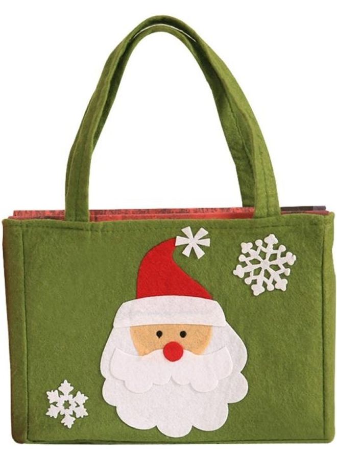 Children Holiday Candy Gift Bag Green
