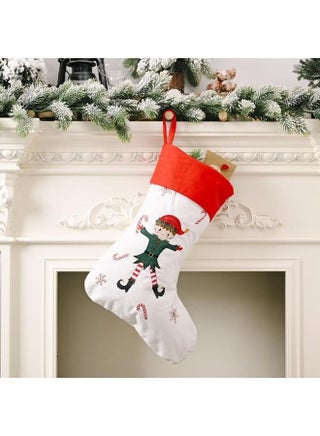 Decorations Snowflake Socks Gift Bag Multicolour - v1629638853/N50325326A_1