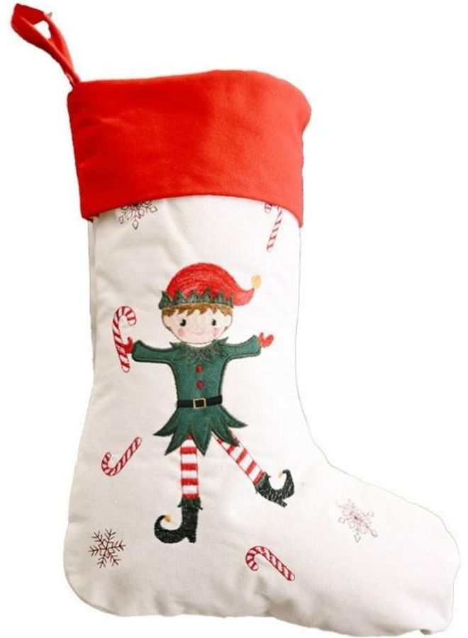 Decorations Snowflake Socks Gift Bag Multicolour