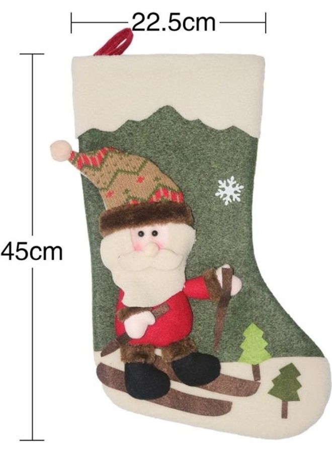 BGM Tree Pendant Decoration Snowman Pattern Sock Gift Bag Multicolour - Image 3