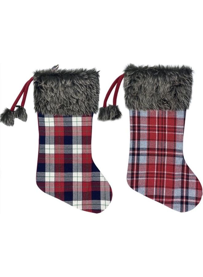 BGM Tree Pendant Ornaments Socks Gift Bag Multicolour - Image 4
