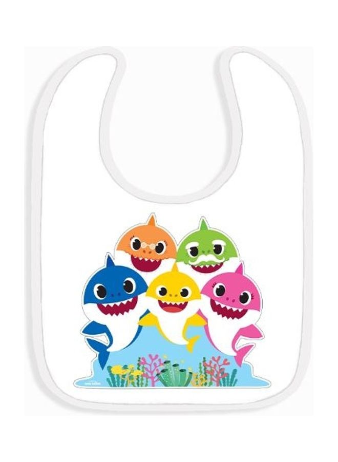 Baby Shark Family Printed Bib