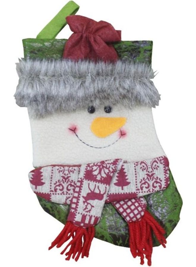 Tree Pendant Decoration nowman Pattern Sock Gift Bag Multicolour