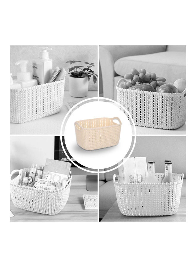 AIWANTO 2-Piece Storage Baskets Beige 24 x12x14cm  - Image 3