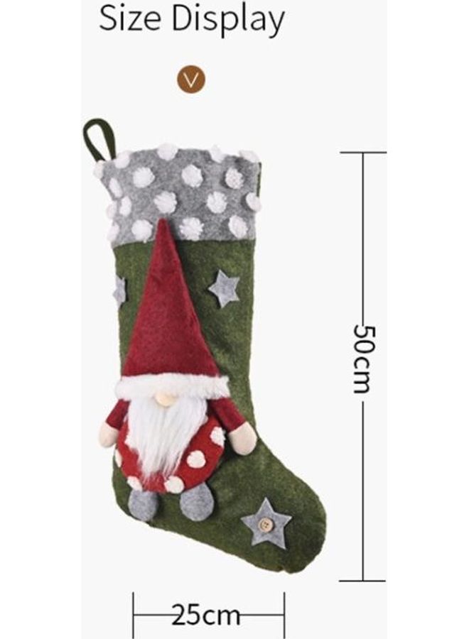 BGM Socks Shape Christmas Decorative Ornament Multicolour - Image 3