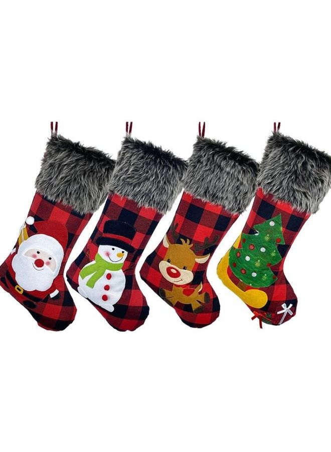 BGM Ornament Stocking Cover Pendant Gift Bag Multicolour - Image 4