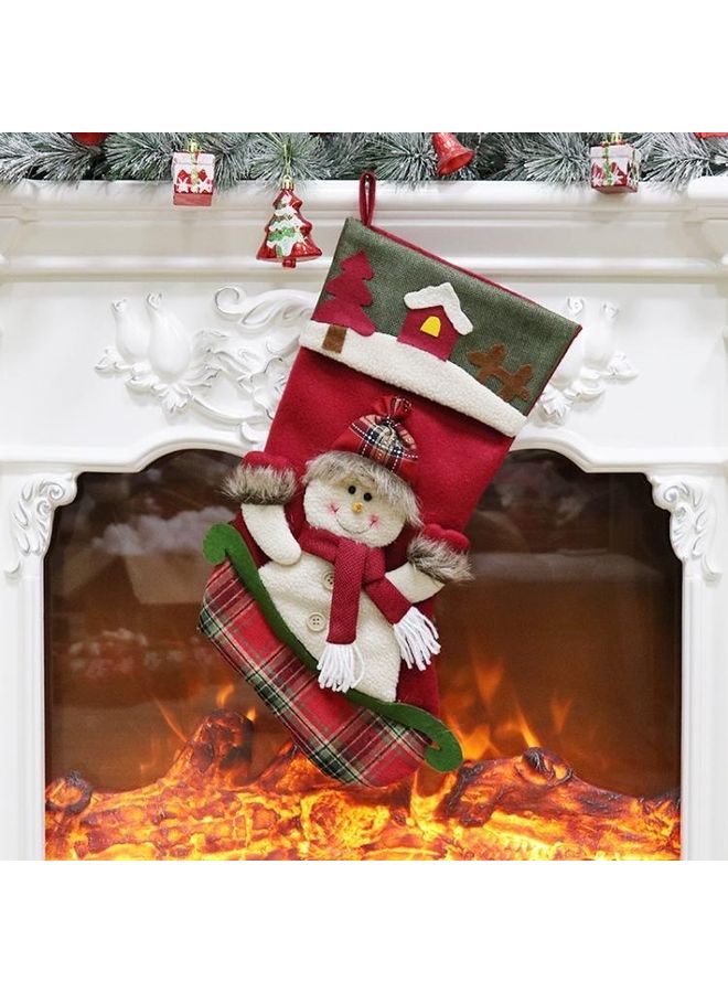 BGM Socks Shape Christmas Decorative Hanging Pendant Multicolour - Image 1