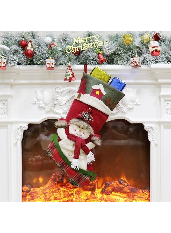 BGM Socks Shape Christmas Decorative Hanging Pendant Multicolour - Image 2