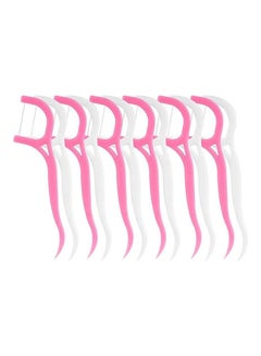 Generic Dental Floss And Floss To Clean And Take Care Of Teeth And Gums 30 Pieces Pink-White 8cm 