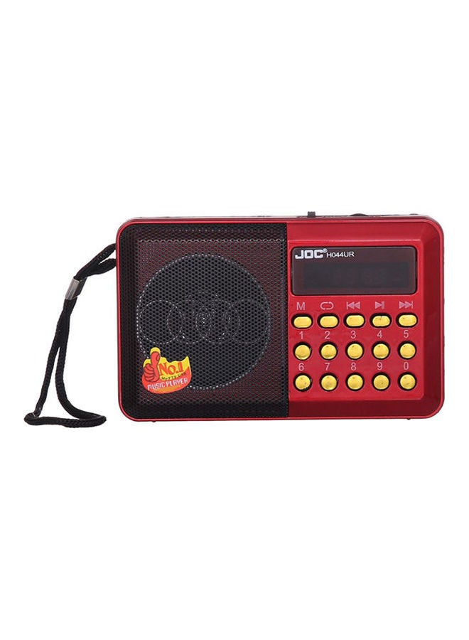 Joc - H044U Portable Digital Radio With Mp3 Player 2724807321004 Red - Image 1